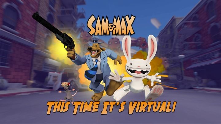 Front Cover for Sam & Max: This Time It's Virtual! (Quest)