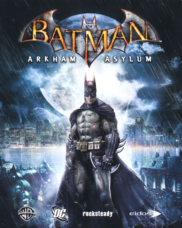 Manual for Batman: Arkham Asylum (PlayStation 3) (European English release): Front