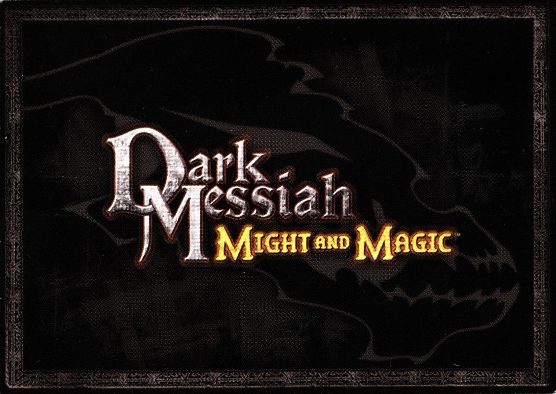 Extras for Dark Messiah: Might and Magic (Limited Edition) (Windows): Collectible Character Card - Back