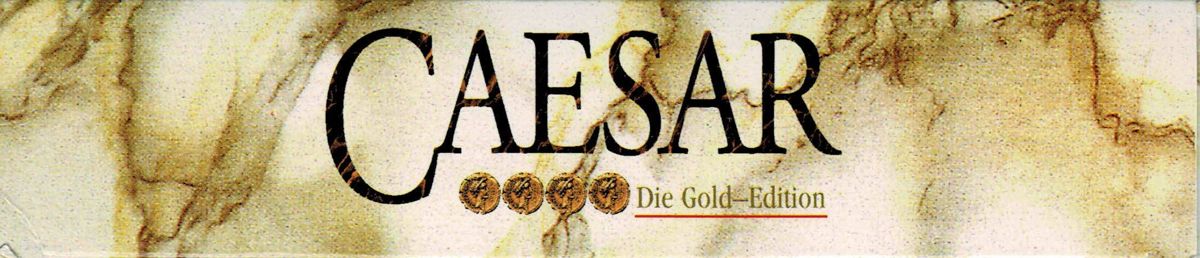 Spine/Sides for Caesar: Die Gold-Edition (Windows): Top