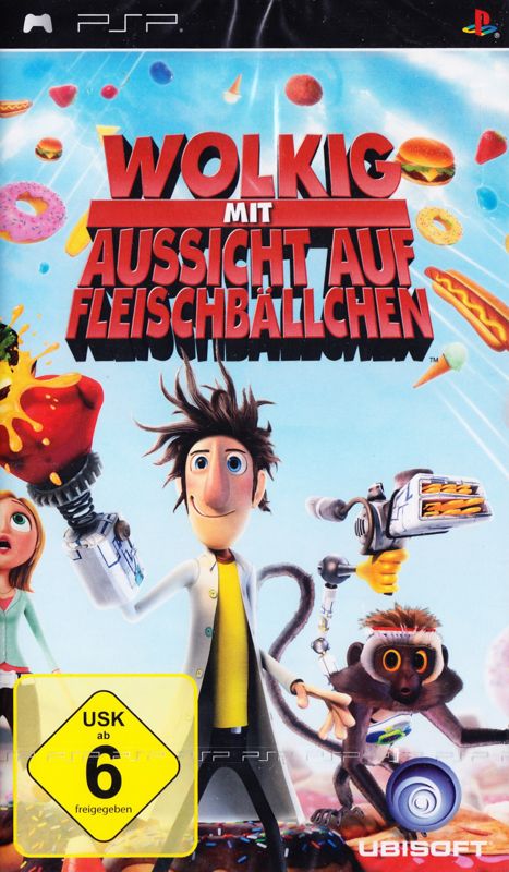 Front Cover for Cloudy with a Chance of Meatballs (PSP)