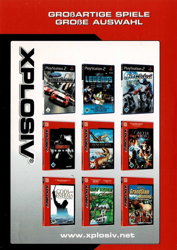 Inside Cover for Lionheart: Legacy of the Crusader (Windows) (Xplosiv release): Left Inlay