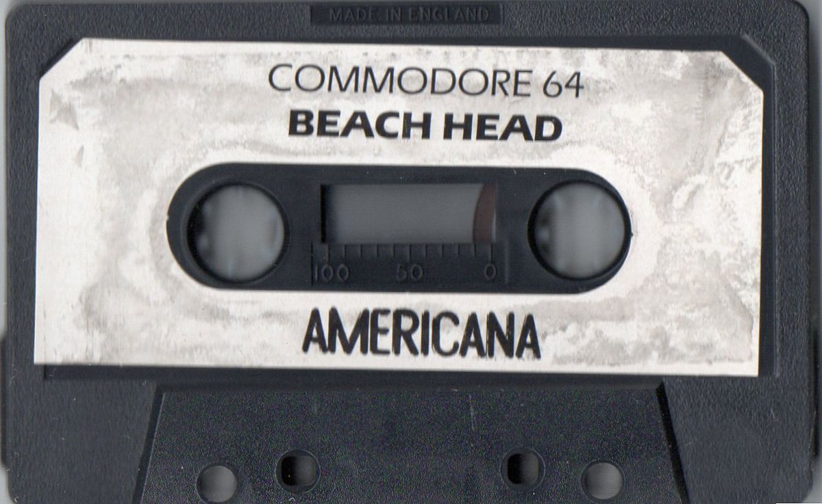Media for Beach-Head (Commodore 64) (Americana budget release )