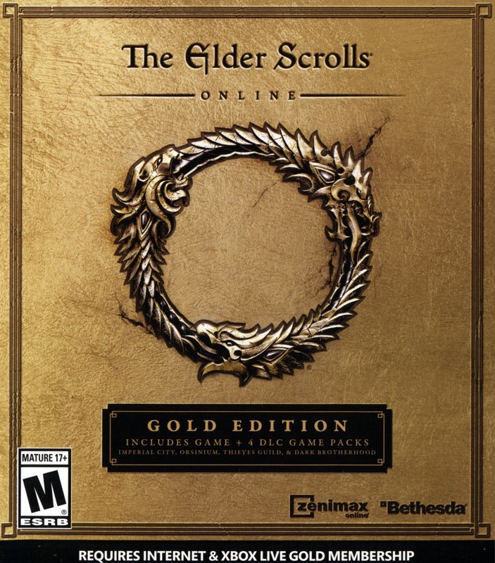 Front Cover for The Elder Scrolls Online: Gold Edition (Xbox One)