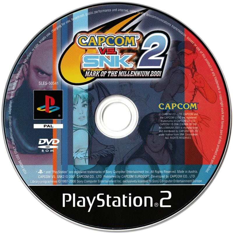 Capcom Vs Snk Mark Of The Millennium Cover Or Packaging Material Mobygames