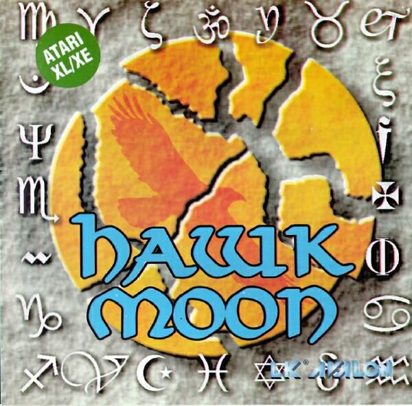 Front Cover for Hawk Moon (Atari 8-bit) (5.25" disk release)