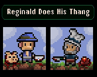 Front Cover for Reginald Does His Thang! (Windows) (itch.io release)