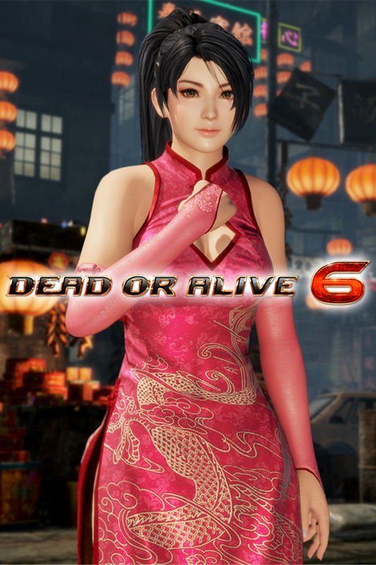 Front Cover for Dead or Alive 6: Alluring Mandarin Dress - Momiji (Xbox One) (download release)