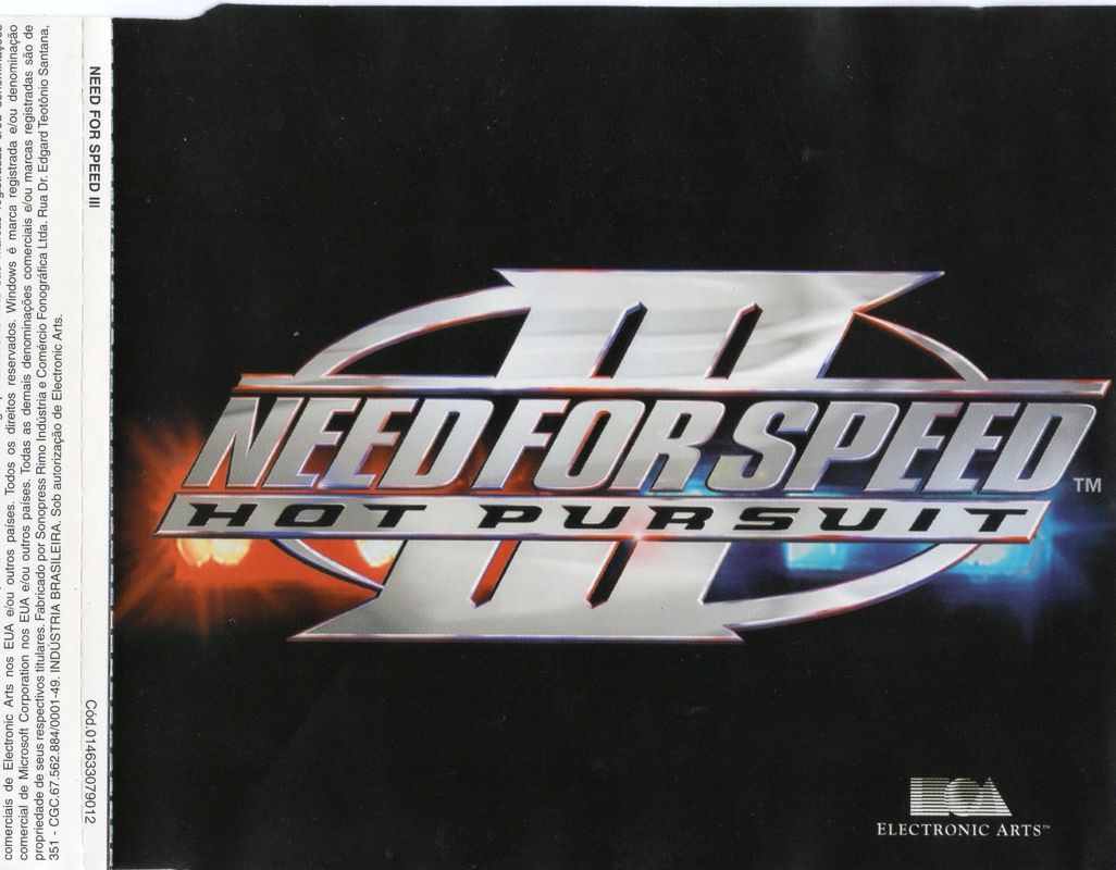 Other for Need for Speed III: Hot Pursuit (Windows): Jewel Case