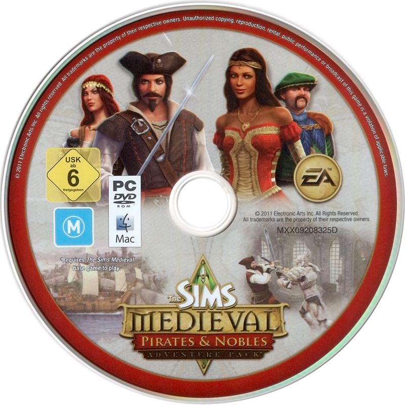 Media for The Sims: Medieval - Pirates & Nobles (Macintosh and Windows)