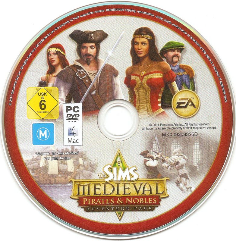 Media for The Sims: Medieval - Pirates & Nobles (Macintosh and Windows)
