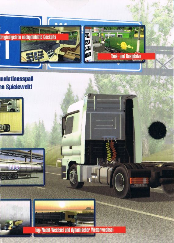 Inside Cover for Big Rig Europe (Windows): Right