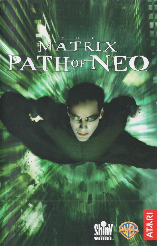 Manual for The Matrix: Path of Neo (Windows): Front (48-page)