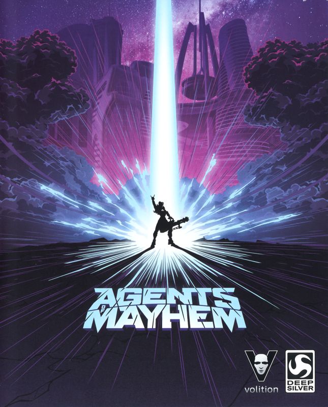 Manual for Agents of Mayhem: Day One Edition (PlayStation 4): Front