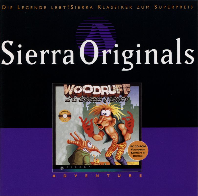 Other for The Bizarre Adventures of Woodruff and the Schnibble (Windows 3.x) (Sierra Originals release): Jewel Case - Front