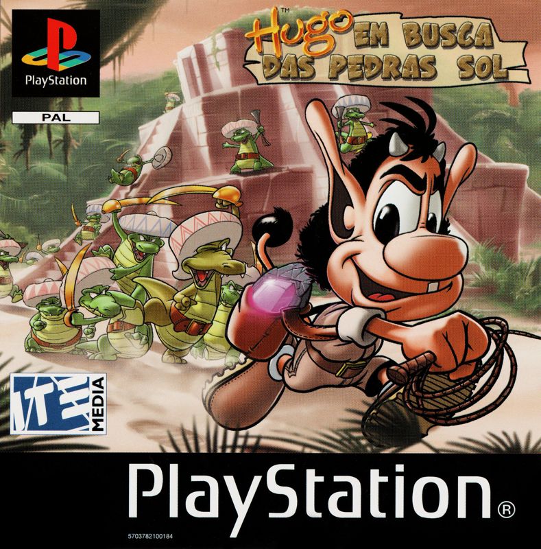Front Cover for Hugo: The Quest for the Sunstones (PlayStation)