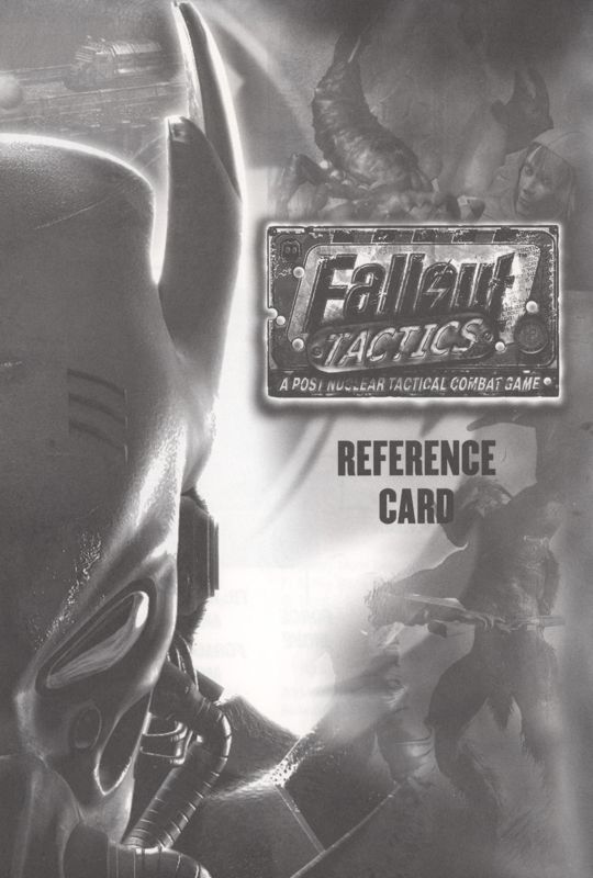 Reference Card for Fallout Tactics: Brotherhood of Steel (Windows): Front