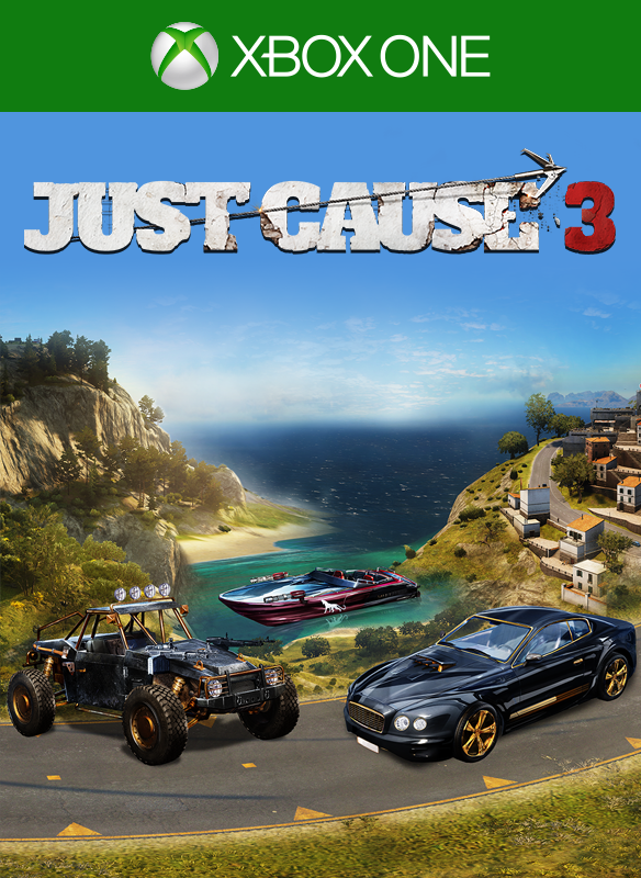 Just Cause 3 Weaponized Vehicle Pack cover or packaging material