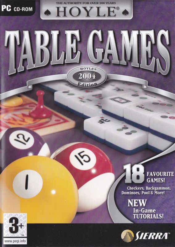 Front Cover for Hoyle Table Games 2004 (Windows)