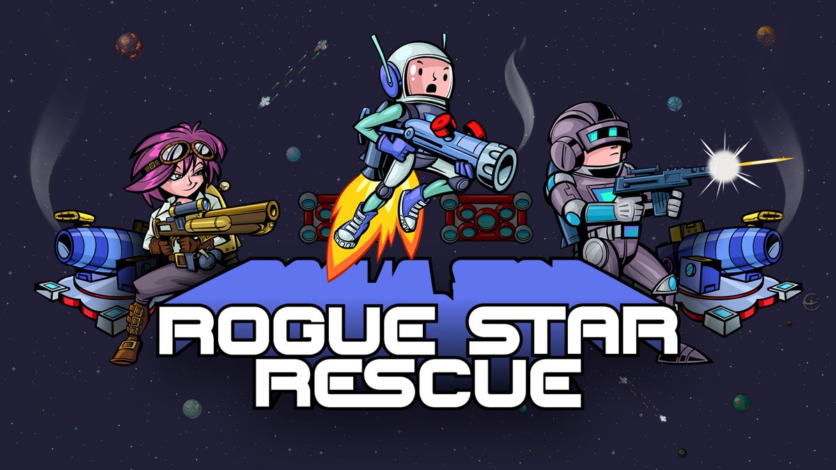 Front Cover for Rogue Star Rescue (Nintendo Switch) (download release)