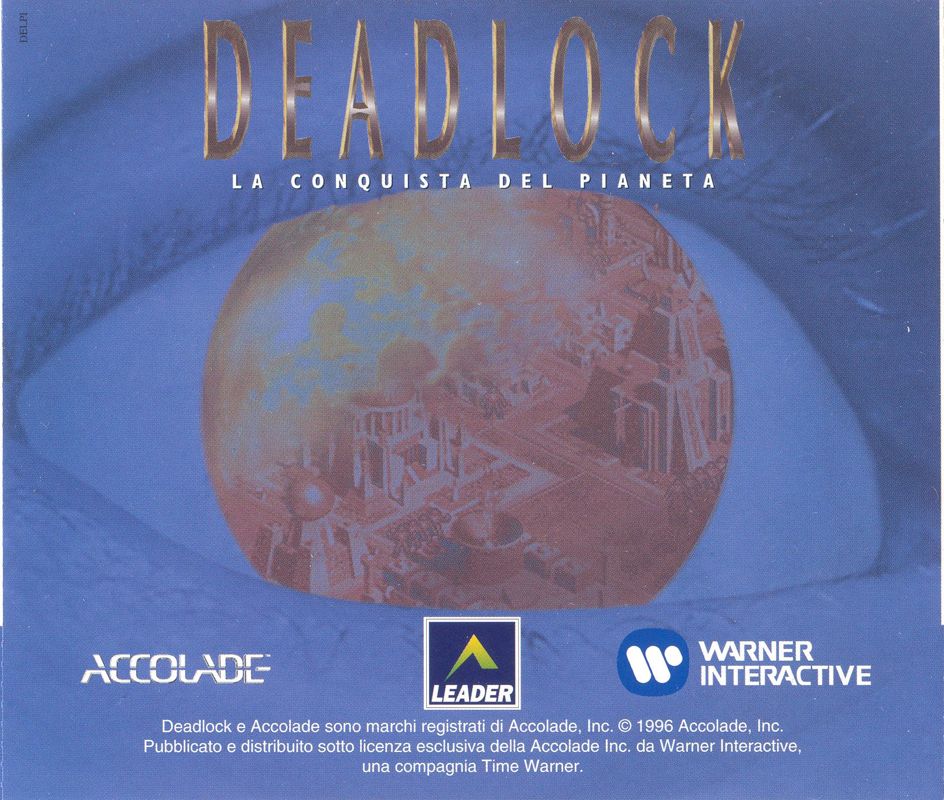Other for Deadlock: Planetary Conquest (Windows and Windows 3.x): Jewel-case - Back Cover