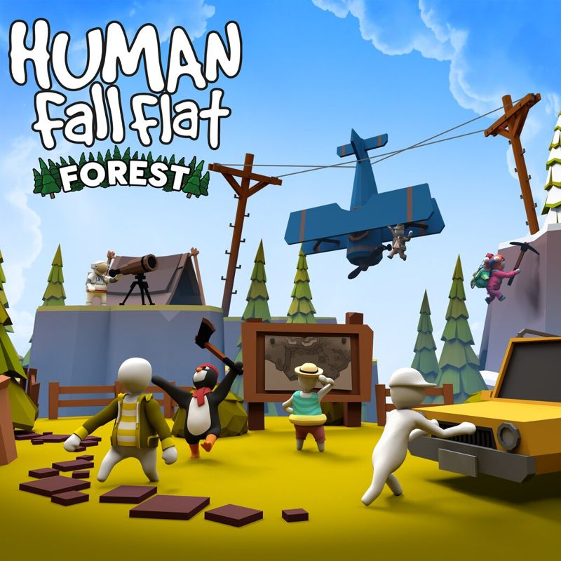 Front Cover for Human: Fall Flat (PlayStation 4) (download release): New Level: Forest