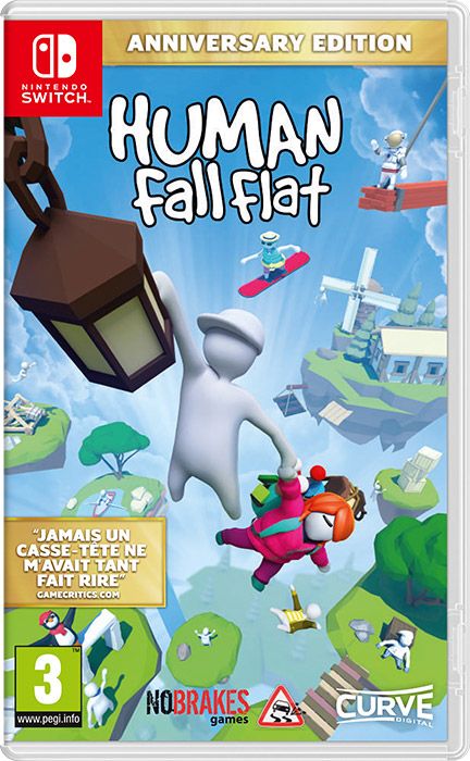 Front Cover for Human: Fall Flat (Nintendo Switch) (download release)