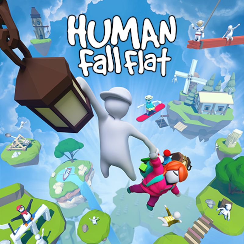 Front Cover for Human: Fall Flat (Nintendo Switch) (download release): 2021 version