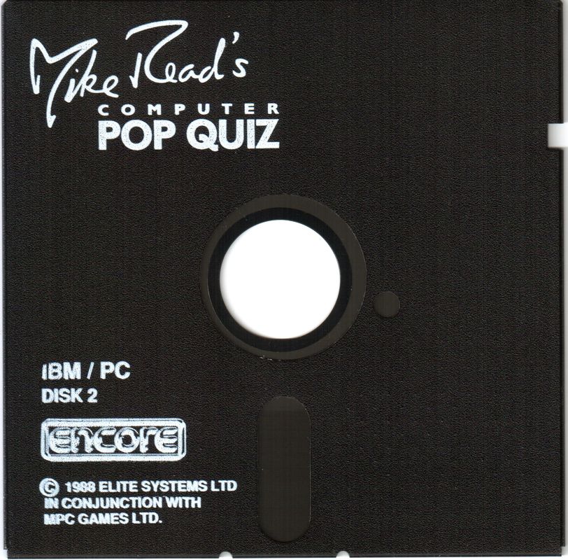 Media for Mike Read's Computer Pop Quiz (DOS) (Encore budget release): Disk 2