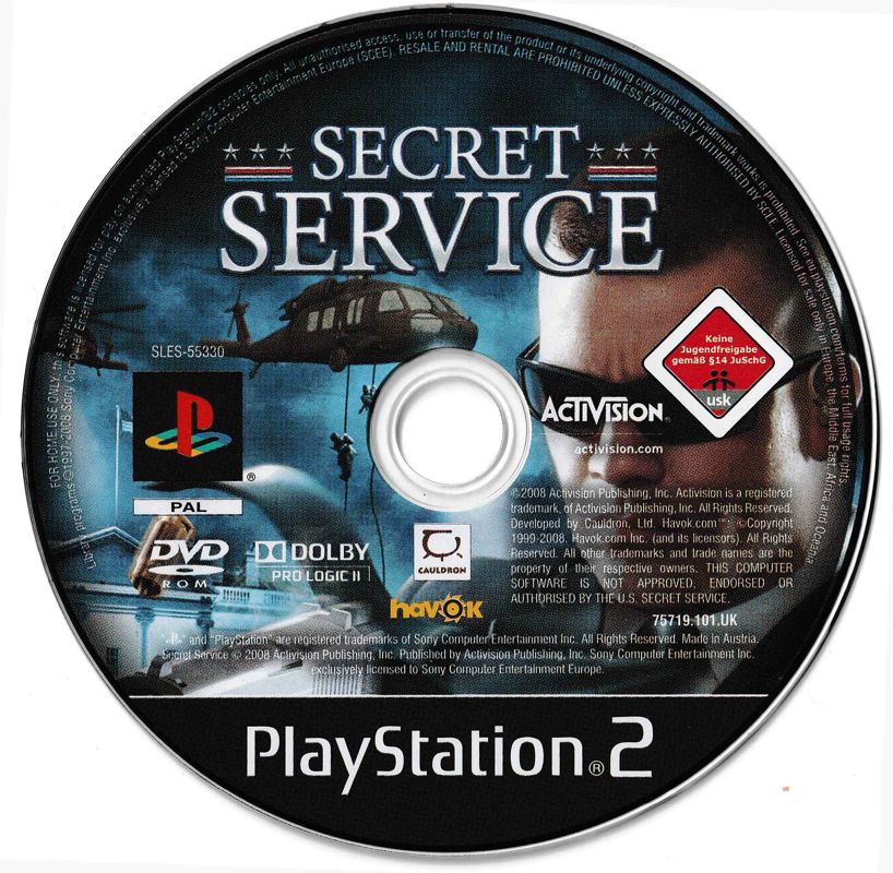 Media for Secret Service (PlayStation 2)