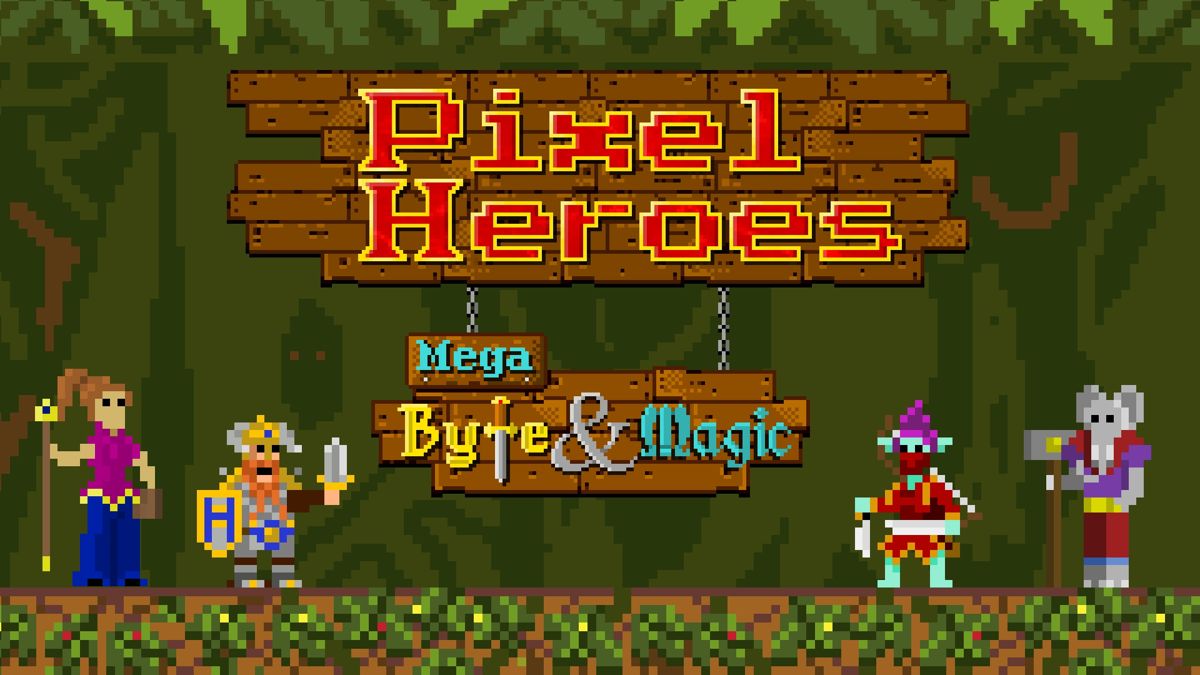 Front Cover for Pixel Heroes: Byte & Magic (Nintendo Switch) (download release)