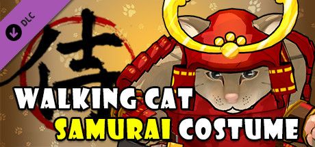 Front Cover for Fight of Animals: Legend of the Strongest Creature - Walking Cat: Samurai Costume (Windows) (Steam release)