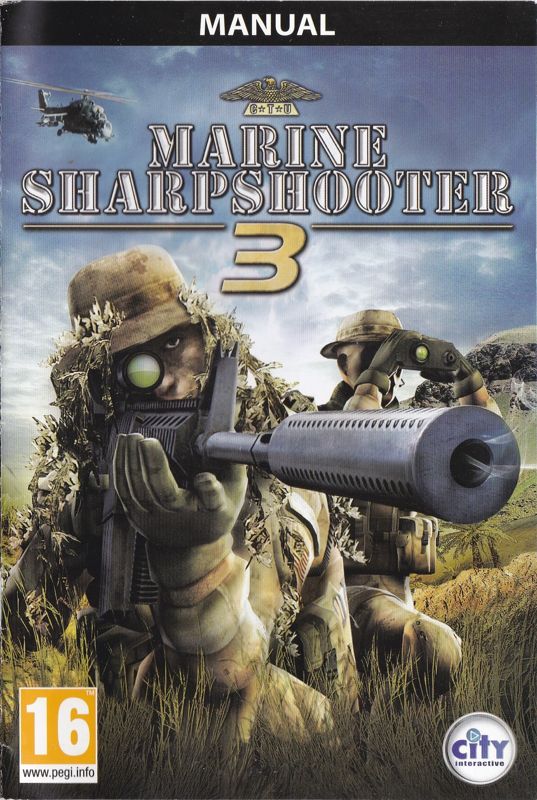 Manual for Marine Sharpshooter 3 (Windows): front