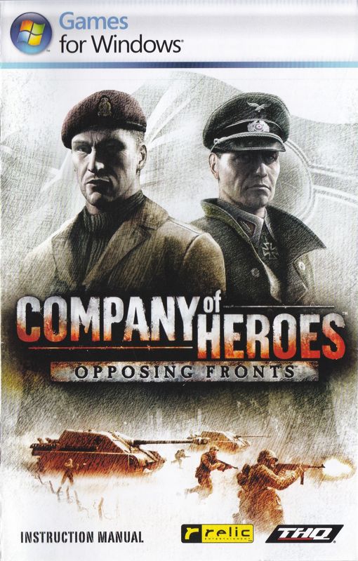 Manual for Company of Heroes: Opposing Fronts (Windows) (Retail release with BBFC rating): Front