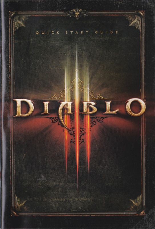 Manual for Diablo III (Macintosh and Windows): Front