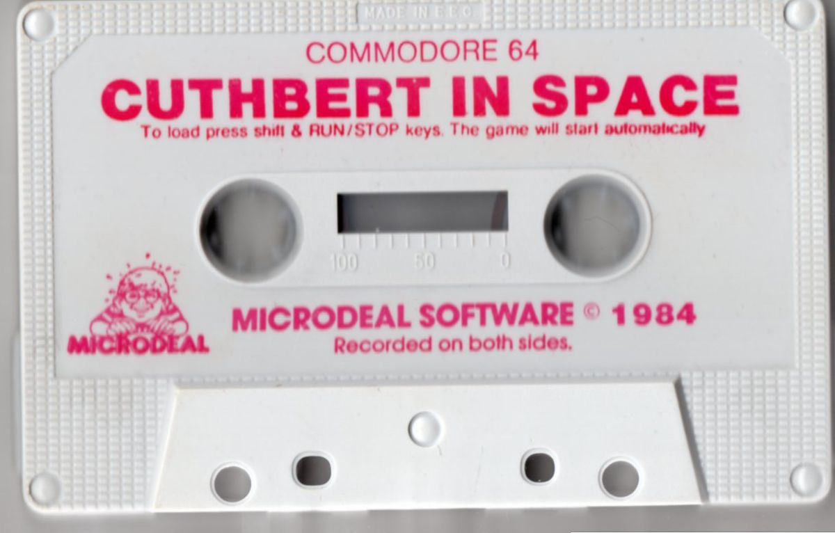 Media for Cuthbert in Space (Commodore 64)