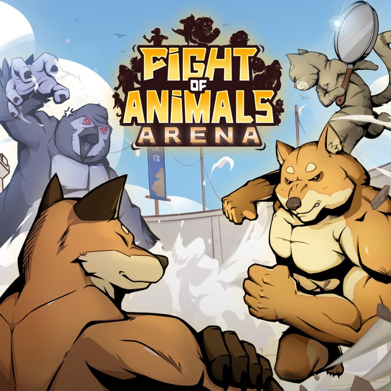 Front Cover for Fight of Animals: Arena (Nintendo Switch) (download release)