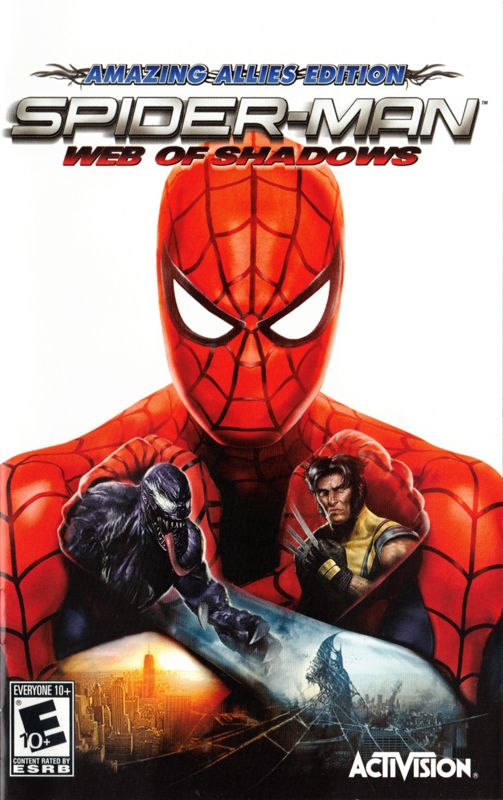 Manual for Spider-Man: Web of Shadows - Amazing Allies Edition (PlayStation 2): Front