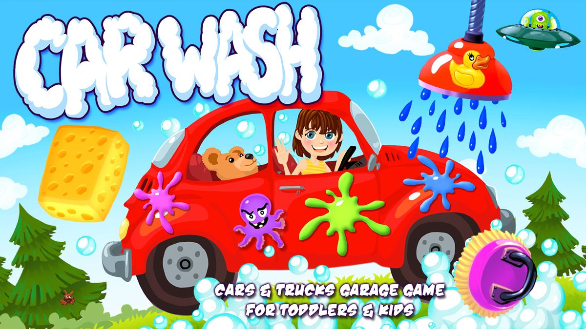 Front Cover for Car Wash: Cars & Trucks Garage Game for Toddlers & Kids (Nintendo Switch) (download release)