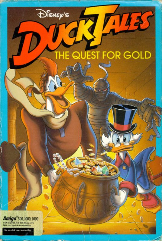 Front Cover for Disney's Duck Tales: The Quest for Gold (Amiga)