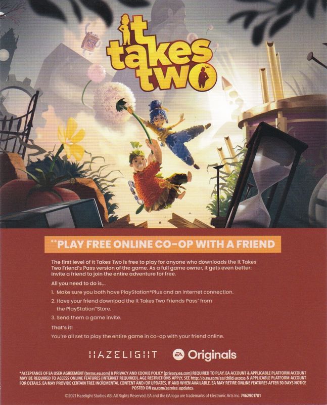 How to Play It Takes Two Online 