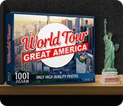 Front Cover for 1001 Jigsaw: World Tour - Great America (Macintosh and Windows) (Big Fish Games release)