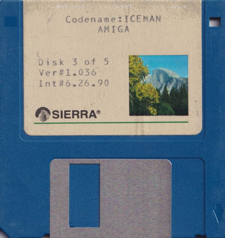 Media for Code-Name: Iceman (Amiga): Disk 3