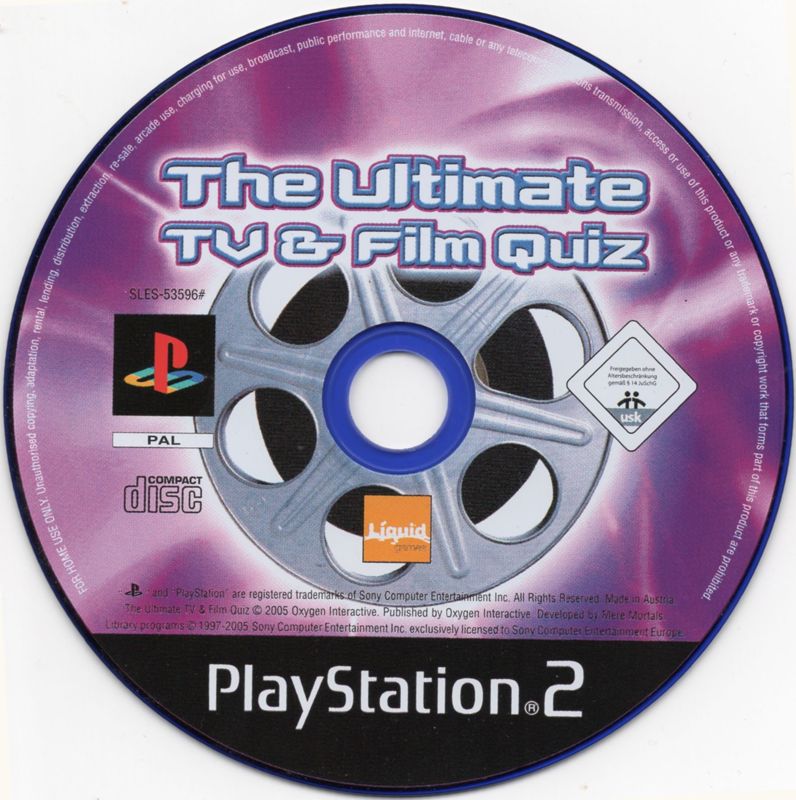 Media for The Ultimate TV & Film Quiz (PlayStation 2)