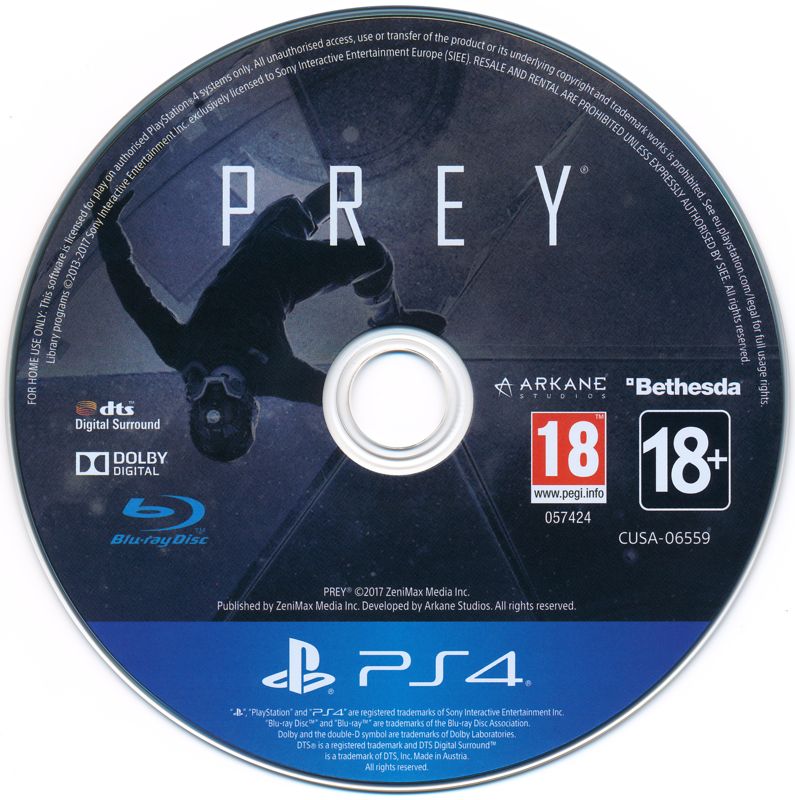 Media for Prey (PlayStation 4)