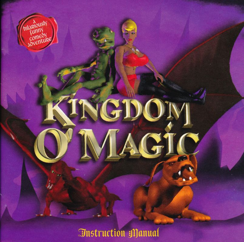 Manual for Kingdom O' Magic (DOS): Front