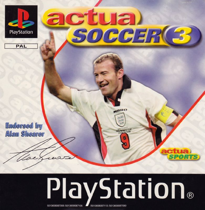 Front Cover for Actua Soccer 3 (PlayStation)