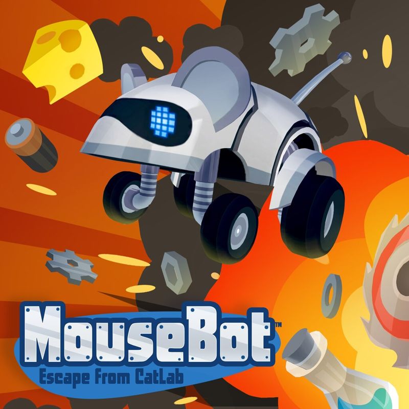 Front Cover for MouseBot: Escape from CatLab (PlayStation 4) (download release)