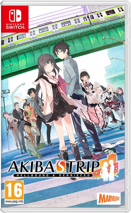 Front Cover for Akiba's Trip: Hellbound & Debriefed (Nintendo Switch) (download release)