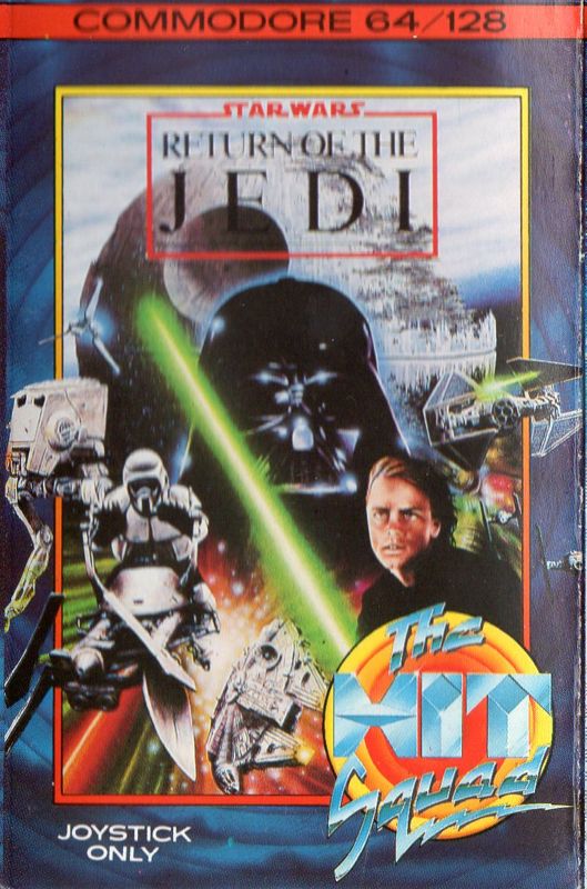 Front Cover for Star Wars: Return of the Jedi (Commodore 64) (Hit Squad budget release)